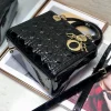 Black lacquer, classic 5 compartments 24cm - Image 6