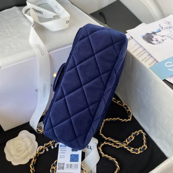AS3450 Handbag with Diamond Chain Size: 20cm - Image 5