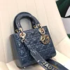 ABCDior Calf Patent Leather Rattan Lattice Tote Size 20 x 16.5 x 8cm - Image 6