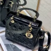 Black lacquer, classic 5 compartments 24cm - Image 3