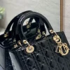 Black lacquer, classic 5 compartments 24cm - Image 8